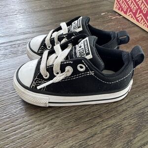 Converse Kids Black and White Sneakers